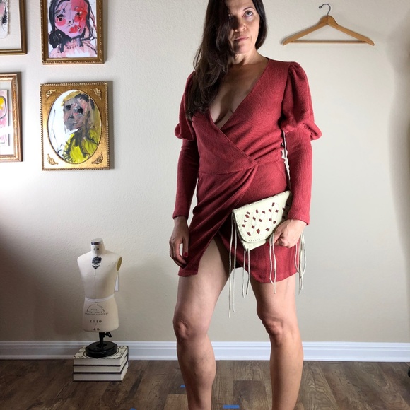 FP SAYLOR Cher Magdelena Solid Knit Vermillion - Picture 1 of 5